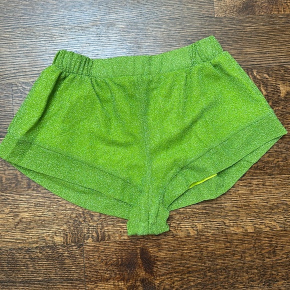 Oseree lumiere green glitter shorts - Picture 4 of 5